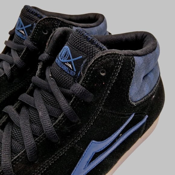 Lakai Howard Hi WWCD Shoes Mens Size 13 Black Suede Skate What Would Carroll Do - Picture 5 of 13